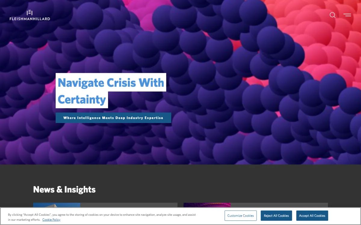 FleishmanHillard homepage, captured September 28, 2026