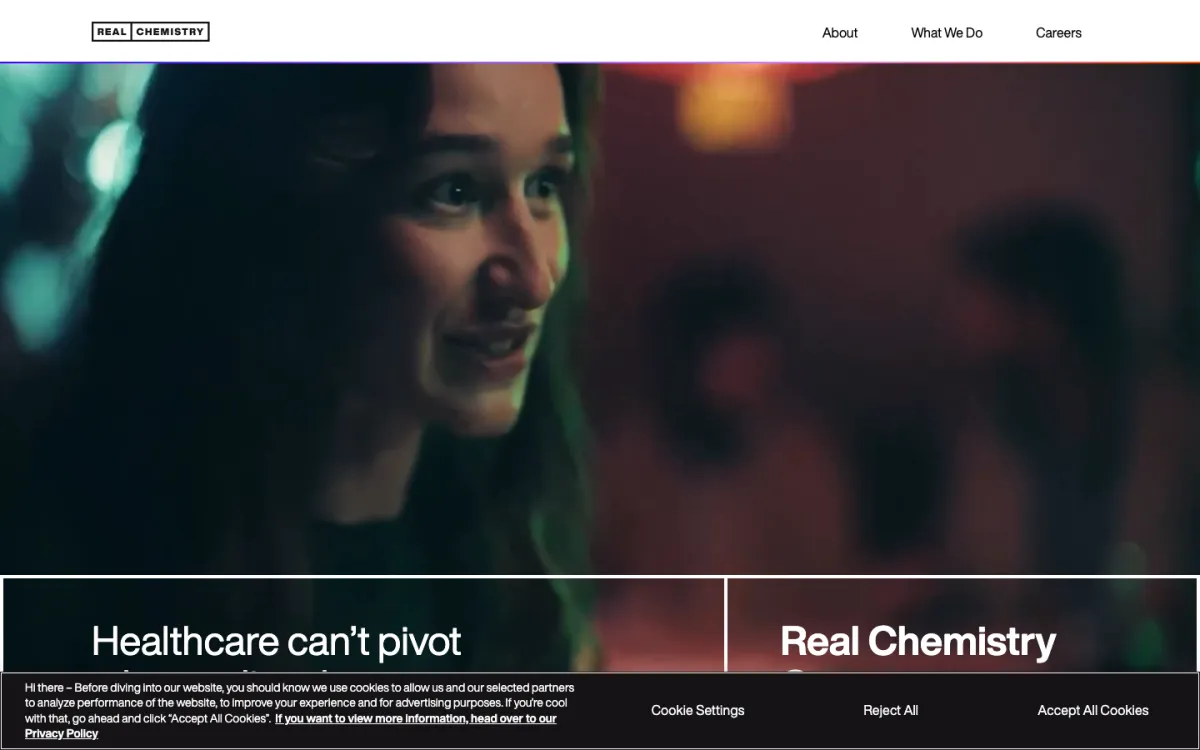 Real Chemistry homepage, captured September 28, 2026